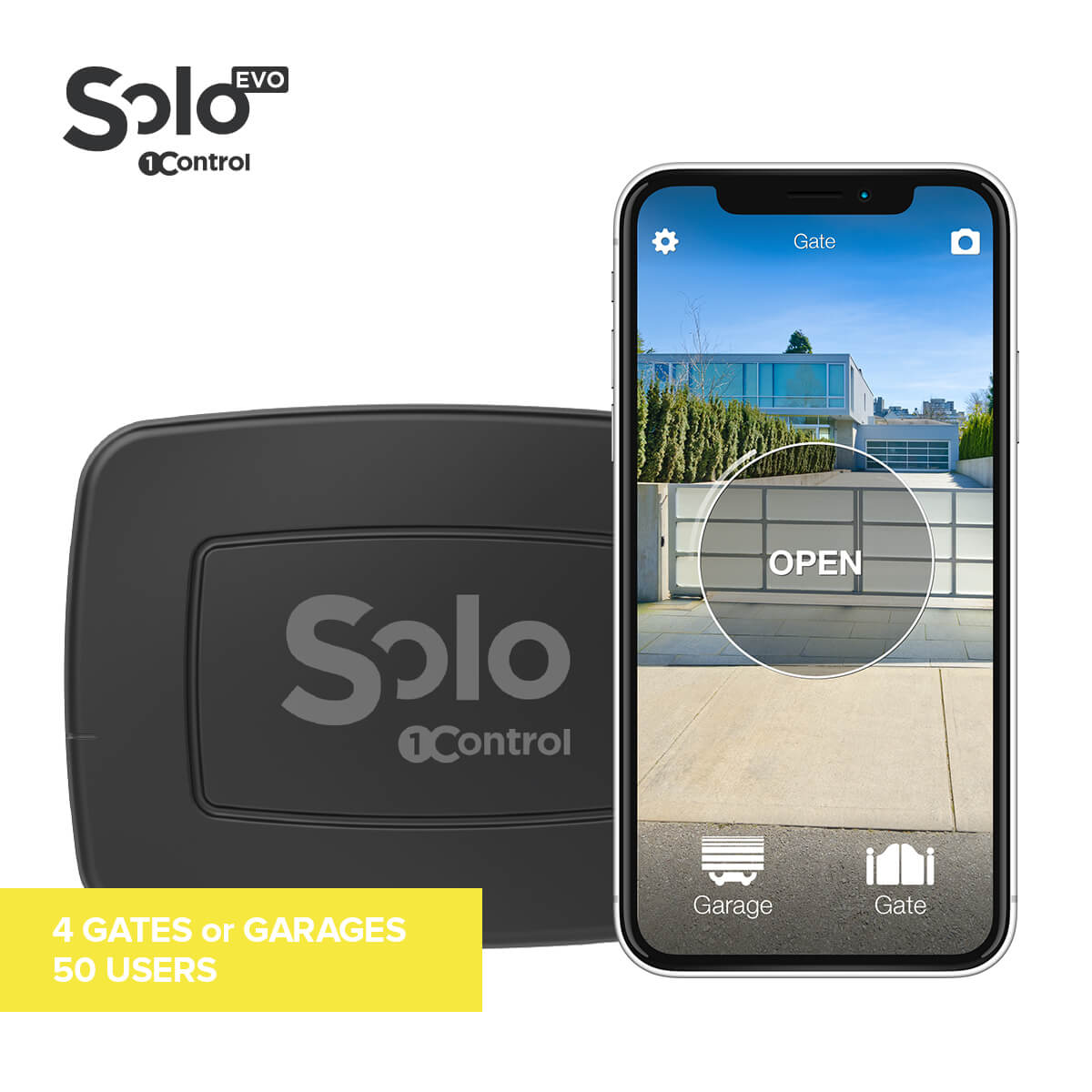 SOLO EVO gateopener from smartphone