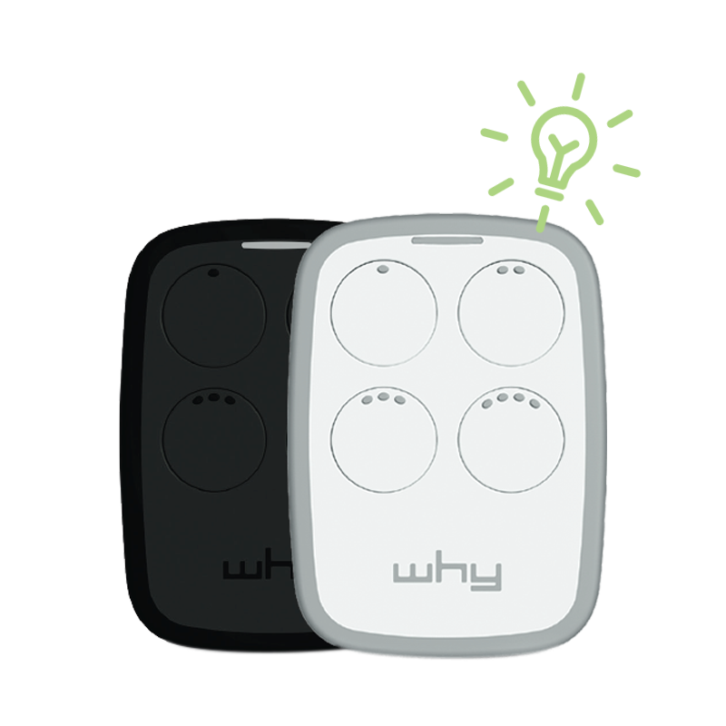 1Control WHY smart remote integrated into ACCESS for the coworking space's parking gate
