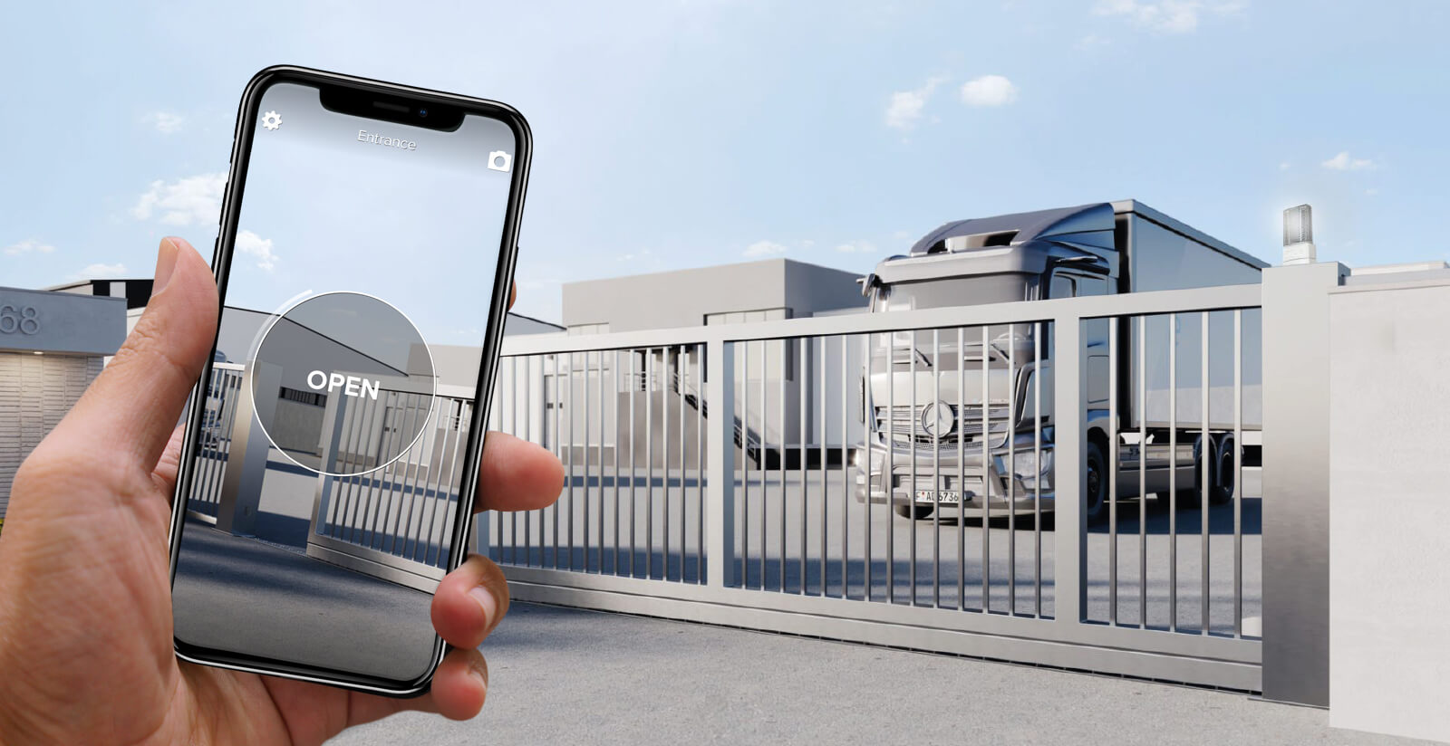 1Control ACCESS smart control unit: retrofit access control for coworking spaces wired to the existing automation