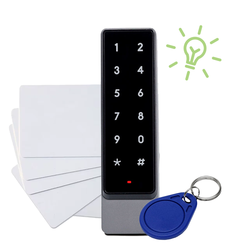 Tastierino smart 1Control per accesso con PIN, badge e tessere NFC/RFID al coworking