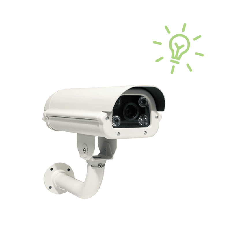 Licence plate recognition camera connected to 1Control ACCESS