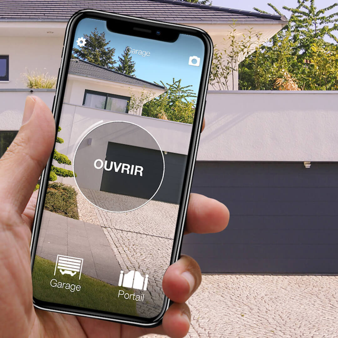 Application pour ouvrir portail &eacute;lectrique 1Control sur smartphone