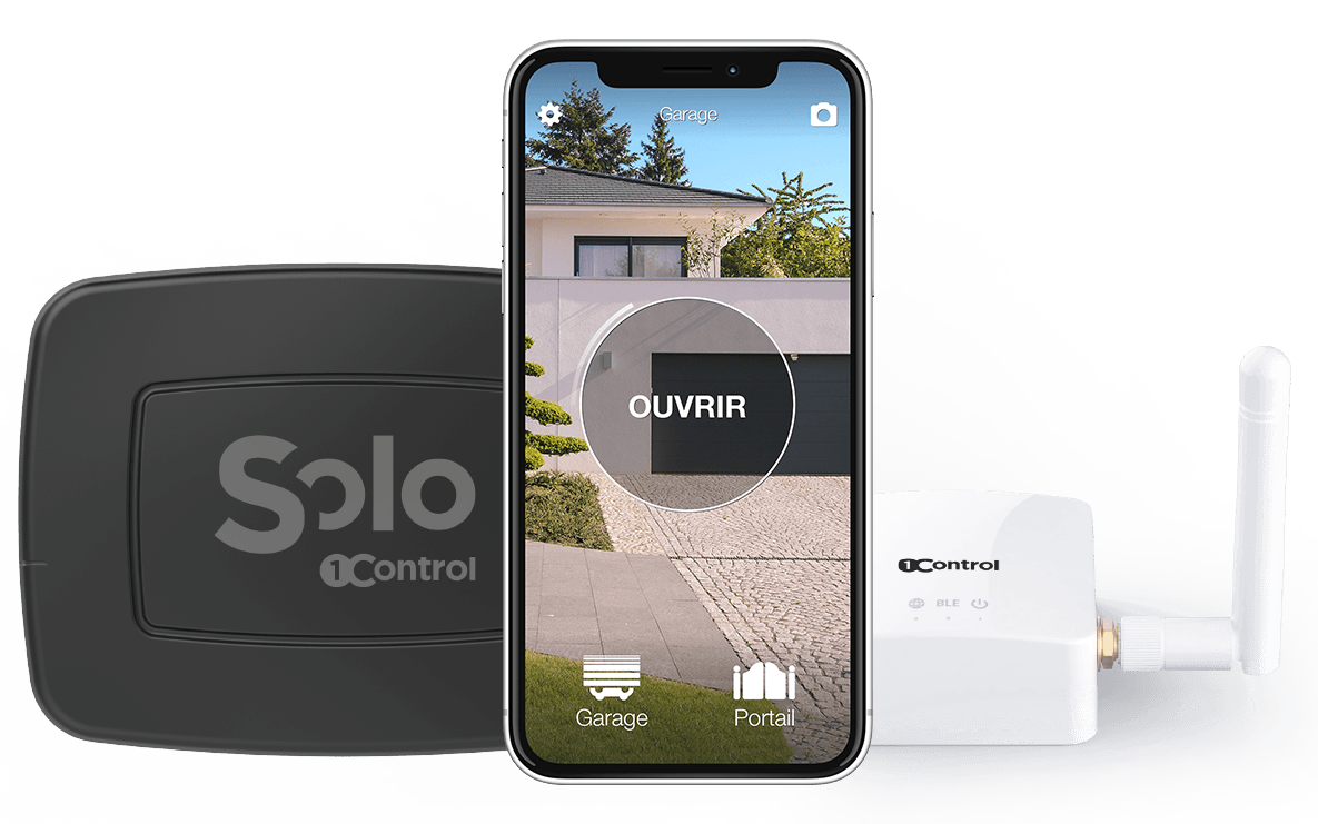 1Control SOLO et LINK : ouvrir porte de garage avec smartphone et application pour ouvrir portail &eacute;lectrique &agrave; distance