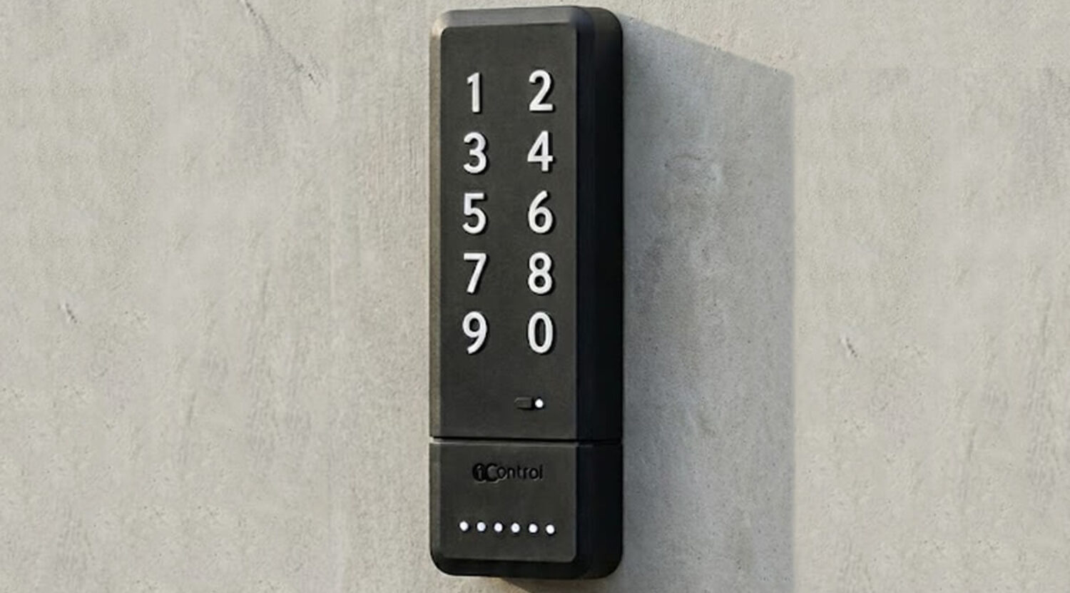 Tastierino smart senza fili 1Control PAD con codice PIN per gli ospiti del B&B