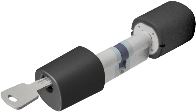DORY electronic cylinder: replaces the euro cylinder of a door with no drilling