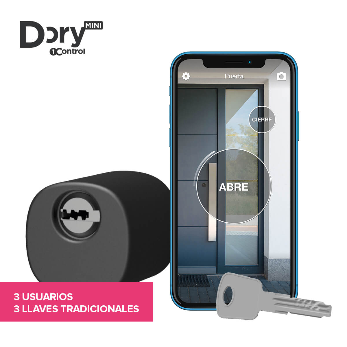 1Control DORY MINI cerradura inteligente
