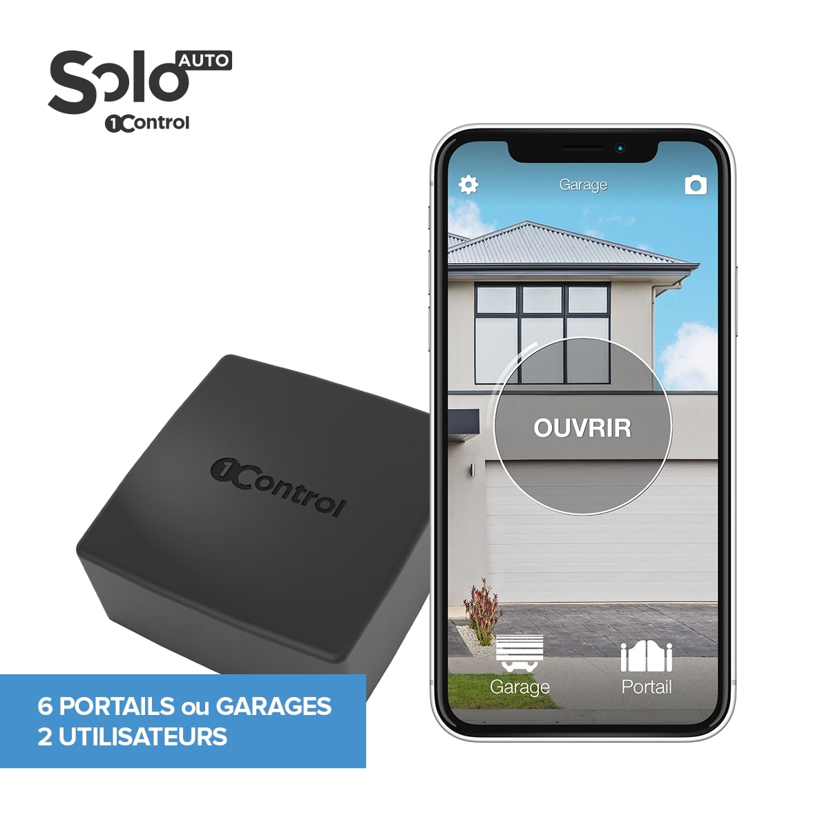 SOLO AUTO ouvreportail depuis smartphone et voiture