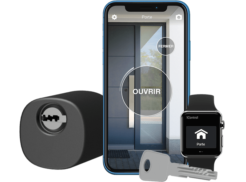 1Control DORY - Serrure connectée pour portes existantes et portes blindées