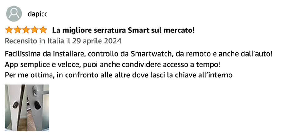 Recensione DORY da utente verificato