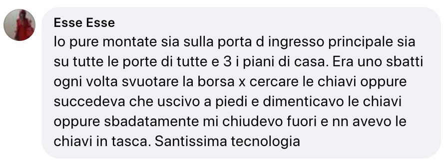Recensione DORY da utente verificato