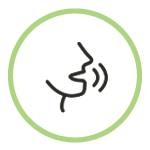 Symbol Sprachbefehle