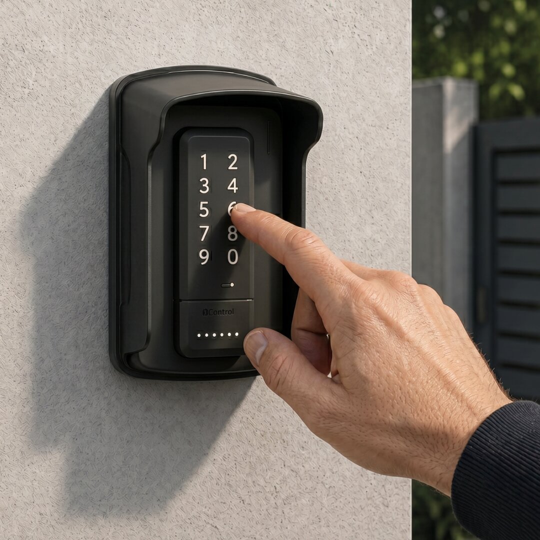 1Control PAD - wireless smart PIN keypad for gates and garages of B&Bs and Airbnbs