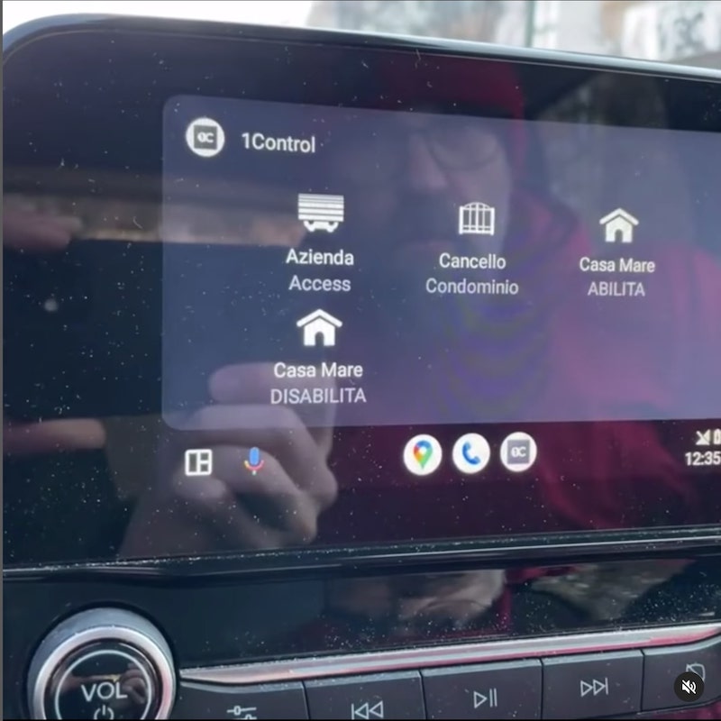 beta android auto 1control
