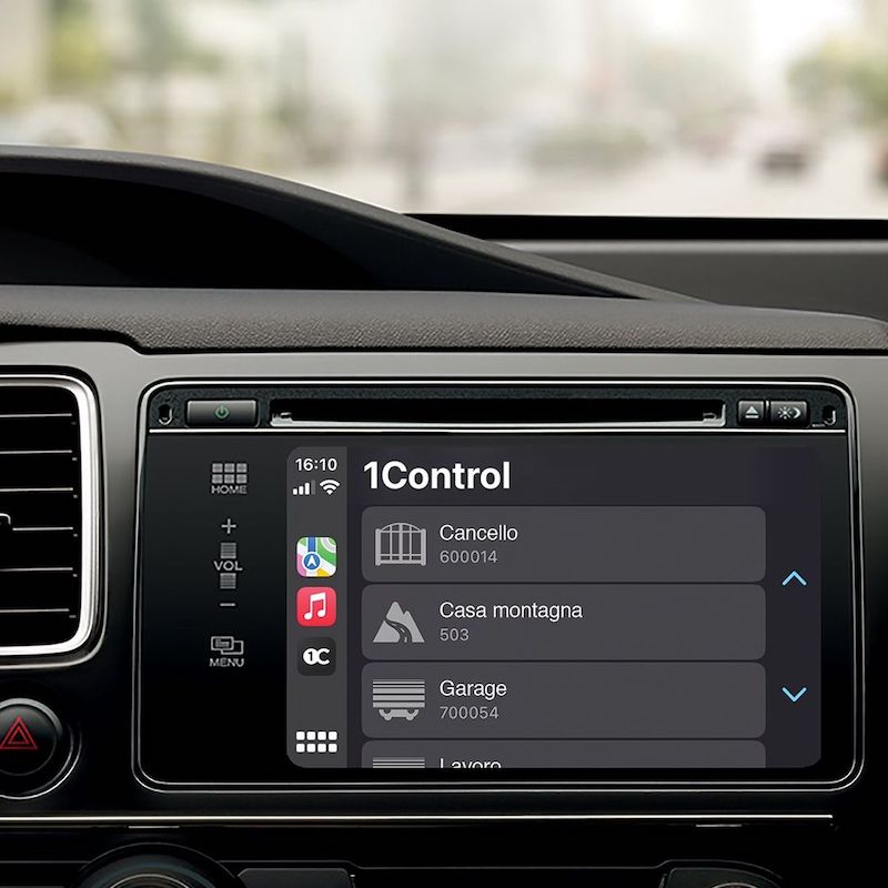 Integrazione con Apple CarPlay - 1Control